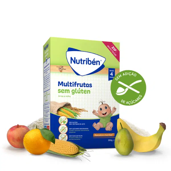 Nutriben Papa Multifrutas Não Láctea - farmácia rodrigues rocha