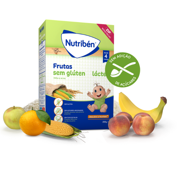 Nutriben Papa Frutas Láctea - Farmácia Rodrigues Rocha