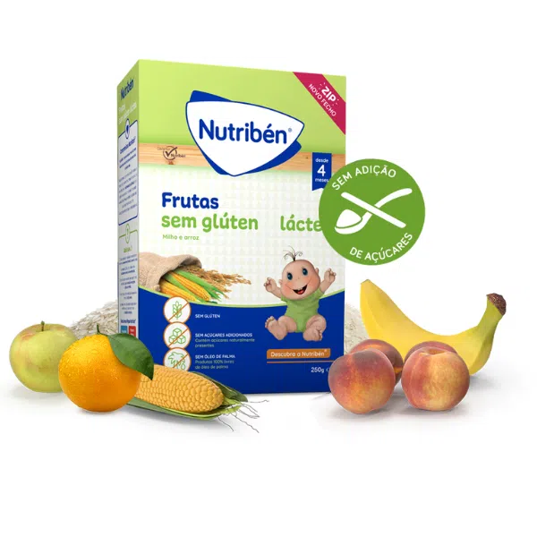 Nutriben Papa Frutas Láctea - Farmácia Rodrigues Rocha