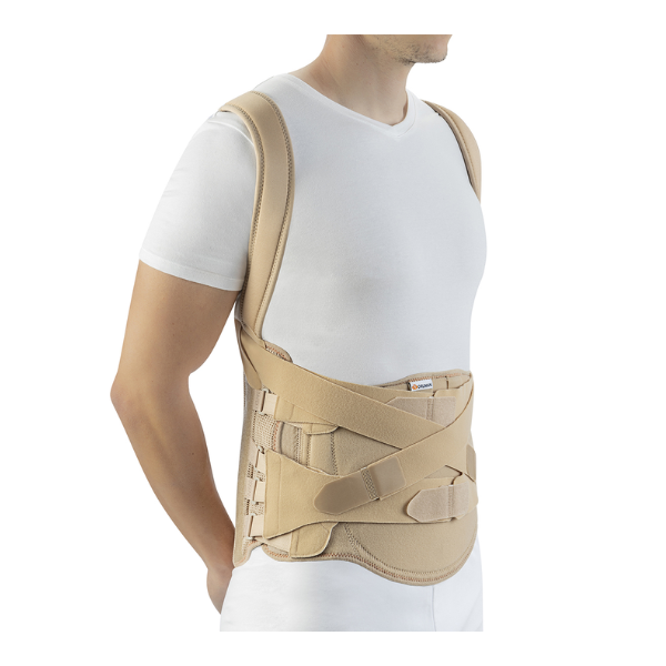 Orliman Colete Rígido Toráxico Lombo-Sacro Star Brace frente - Farmácia Rodrigues Rocha