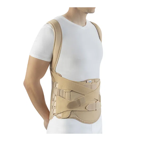 Orliman Colete Rígido Toráxico Lombo-Sacro Star Brace frente - Farmácia Rodrigues Rocha