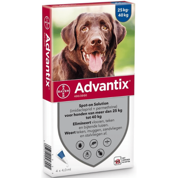 Advantix Cães 25-40kg 4 pipetas - Farmacia Rodrigues Rocha