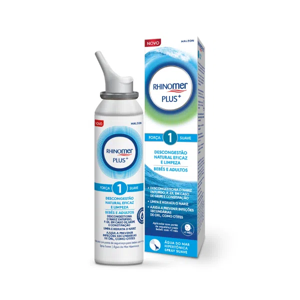 Rhinomer Plus Força 1 Spray Nasal - Farmácia Rodrigues Rocha