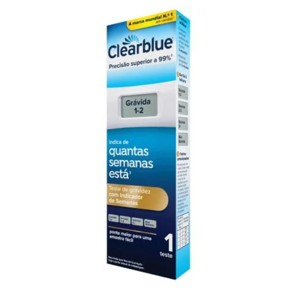 Clearblue Teste de Gravidez - Indicador de Semanas – Farmácia Rodrigues Rocha