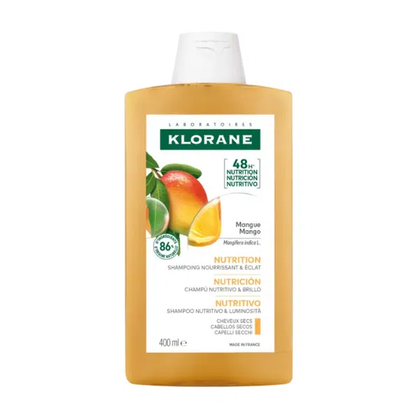 Klorane Champô Nutritivo de Manga - Cabelos Secos 400ml