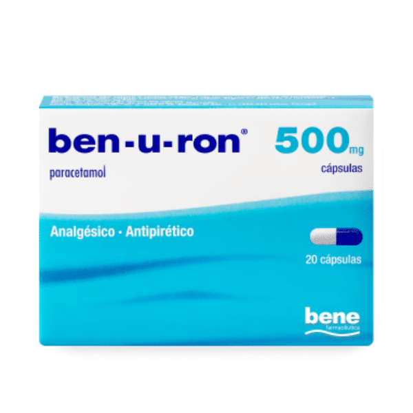 ben-u-ron 500mg 20 cápsulas