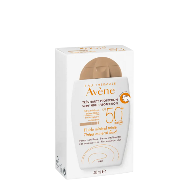 Avene Solar Fluido Mineral com Cor SPF50+