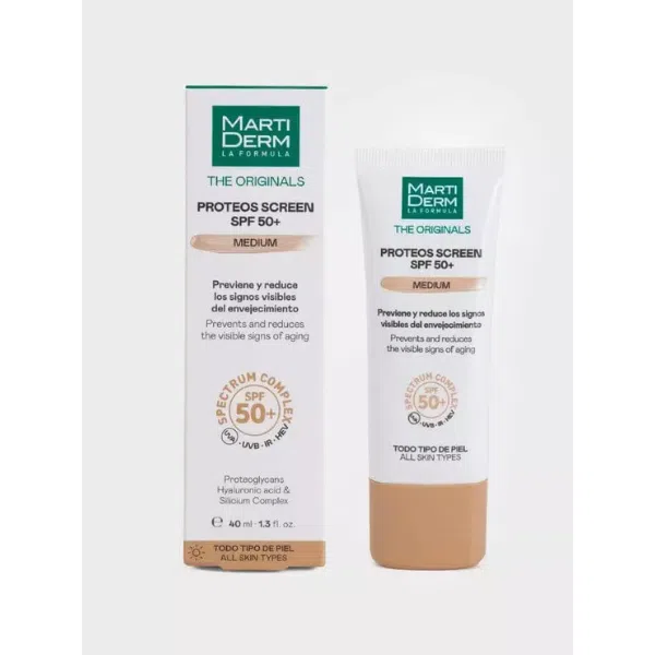Martiderm Proteos Screen SPF50+ Medium – Farmácia Rodrigues Rocha