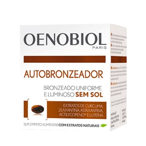 Oenobiol Autobronzeador 30 Cápsulas - farmacia rodrigues rocha