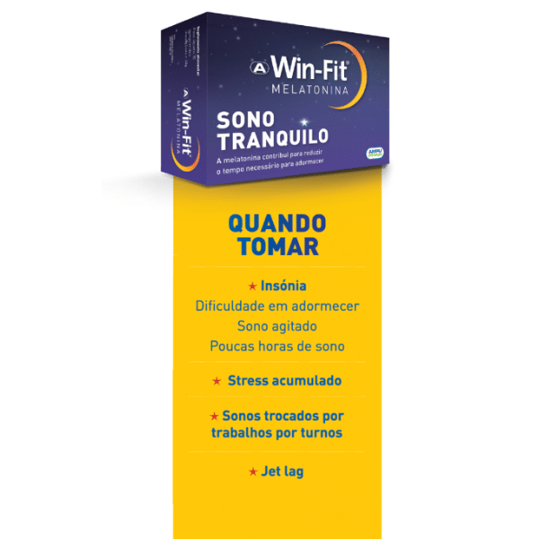 win-fit melatonina 60 comprimidos mastigáveis