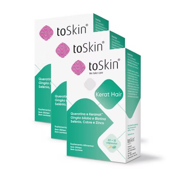 ToSkin Kerat Hair Pack Promocional 3x30 cap