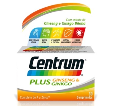 Centrum Plus Ginseng e Ginkgo