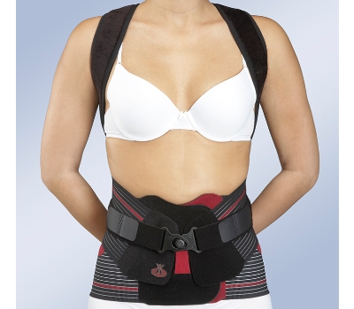 Orliman Módulo Dorsolombar "Evotec" - Frente Preto