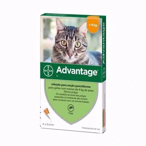 Advantage Gatos até 4kg 4 Pipetas