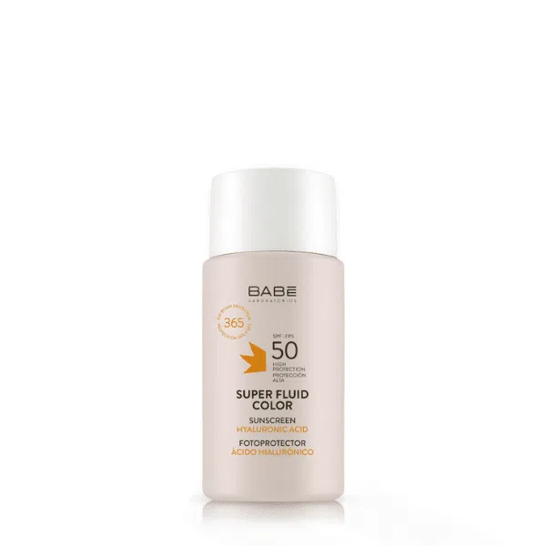 Babé Fotoprotetor Super Fluid Color SPF50 50ml - Farmácia Rodrigues Rocha