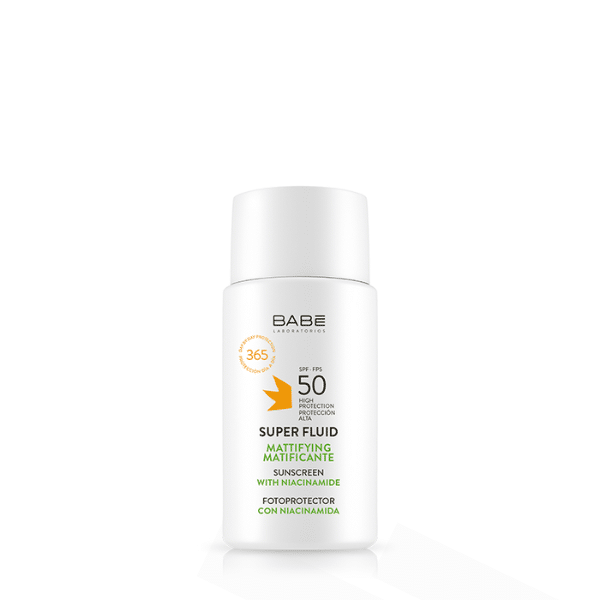 Babé Fotoprotetor Super Fluid Matificante SPF50 50ml - Farmácia Rodrigues Rocha