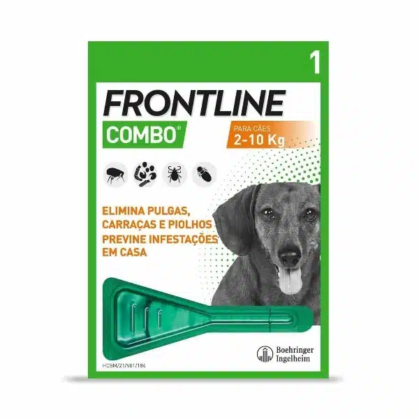 Frontline Combo Cão 2 a 10 Kg 1 pipeta