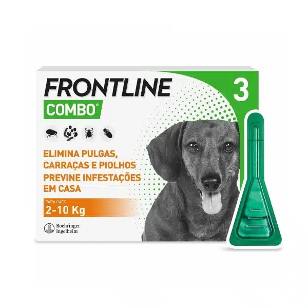 Frontline Combo Cão 2 a 10 Kg 3 Pipet