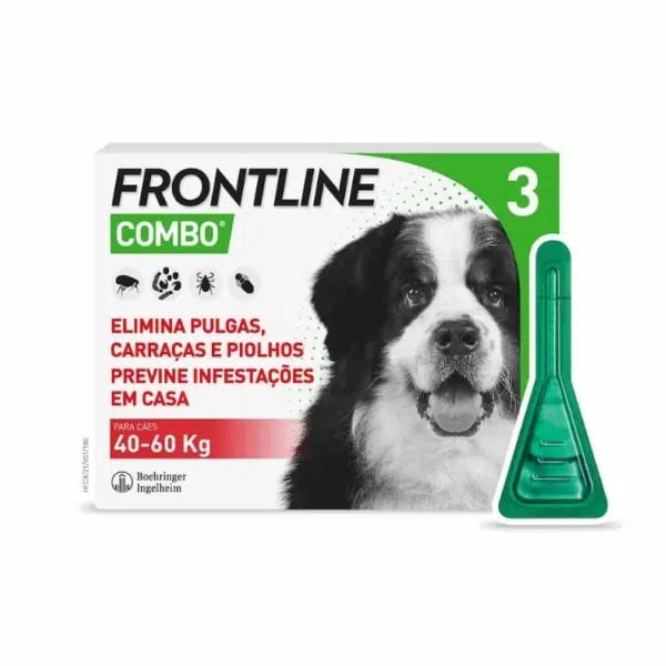 Frontline Combo Cão 40 a 60 kg 3 Pipetas