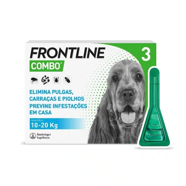 Frontline Combo Cão 10 a 20 kg 3 Pipetas