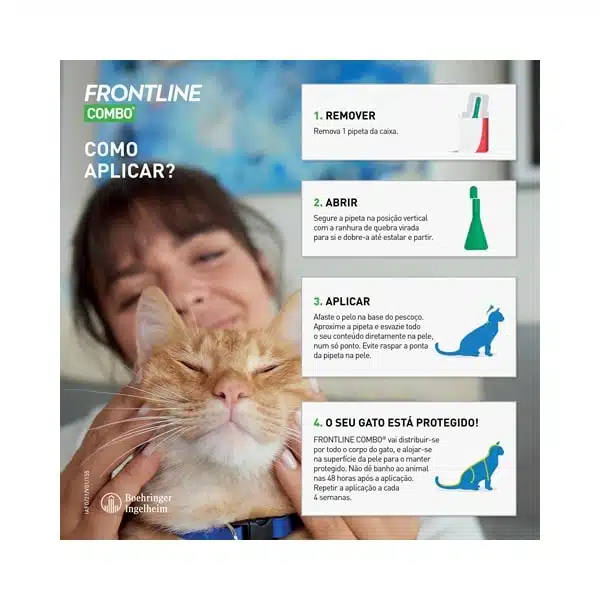 Frontline Combo Gatos 3 Pipetas
