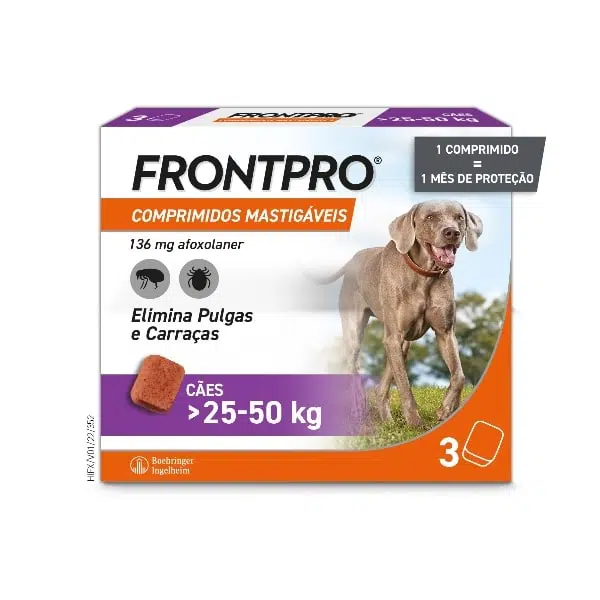 FrontPro Cão 25 a 50 kg 3 Comprimidos Mastigáve