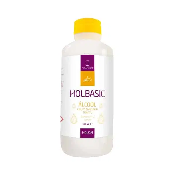 Álcool Etílico 70V/V Sanitário Holbasic 250 ml
