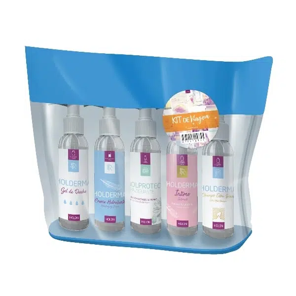 Kit de Viagem Essenciais Holderma 5x100ml