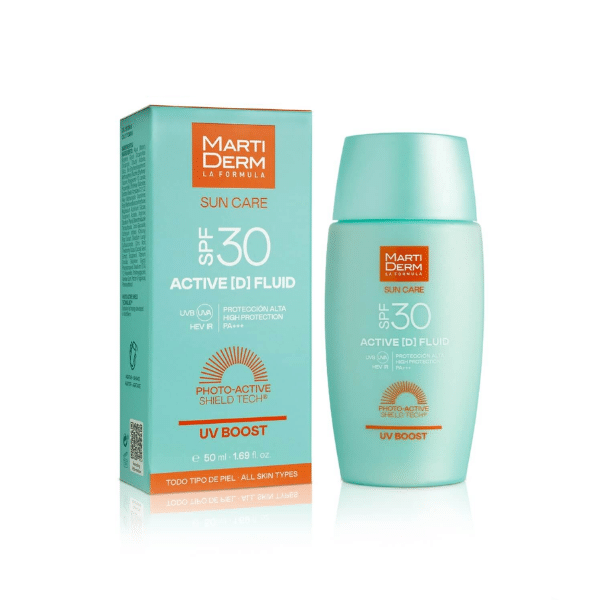 Martiderm Sun Care Active D Fluid SPF 30 50 ml - Farmácia Rodrigues Rocha