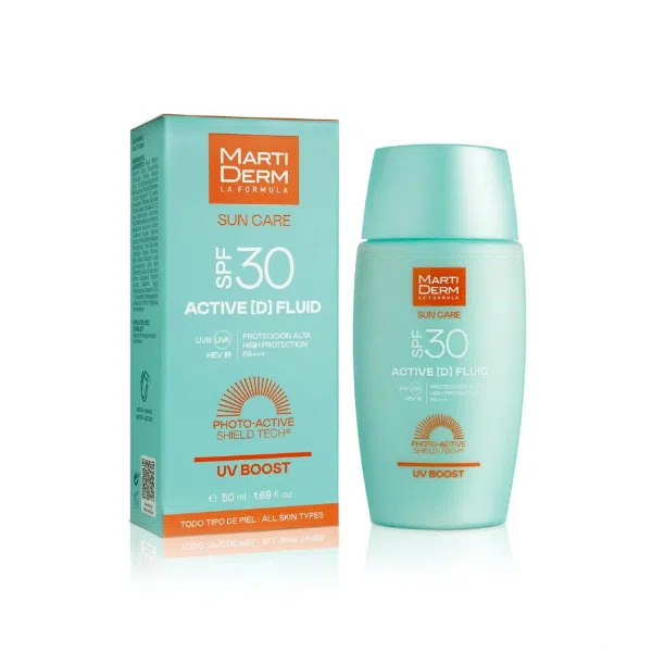 Martiderm Sun Care Active D Fluid SPF 30 50 ml - Farmácia Rodrigues Rocha