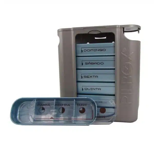 Pilbox Sete Dispensador Medicamentos 7 Dias