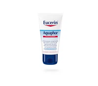 Eucerin Aquaphor Pomada Reparadora - clinicamente comprovado que acelera o processo de regeneração da pele.