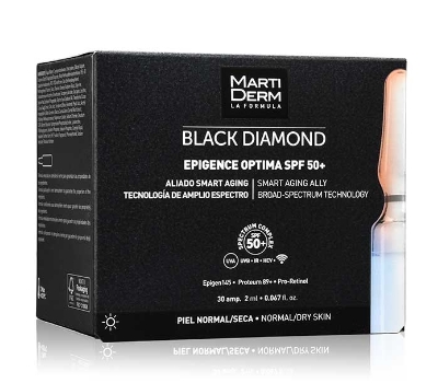 Martiderm Black Diamond Epigence Optima SPF50+ - 30 ampolas