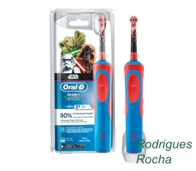 Oral-B Stages Power Kids Escova Elétrica Star Wars