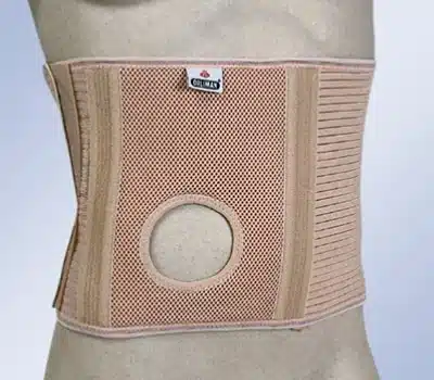 Orliman Stomamed Faixa Abdominal para Ostomizados com Orifício