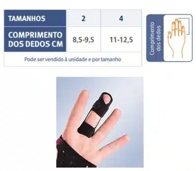 Orliman Tala para Dedo Aberta - Para Dedos Gordos - 1 Unidade