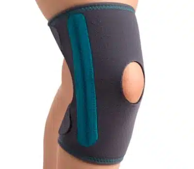 Orliman Pediátrico Joelheira Rótula Aberta com Barras Estabilizadoras