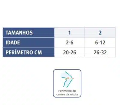 Orliman Pediátrico Joelheira para Controlo da Rótula