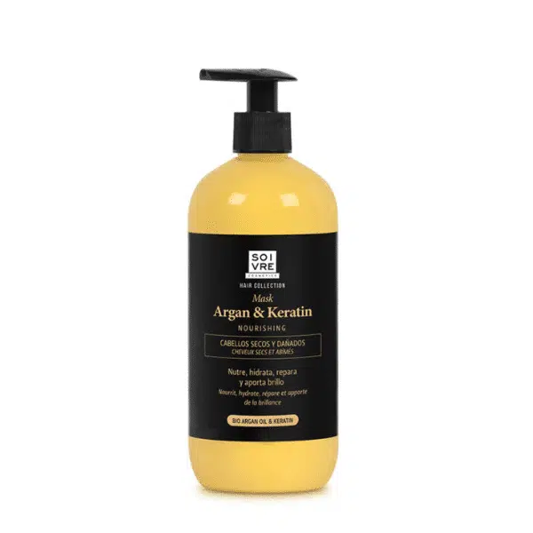Soivre Argan Keratin Máscara Cabelos Secos e Danificados