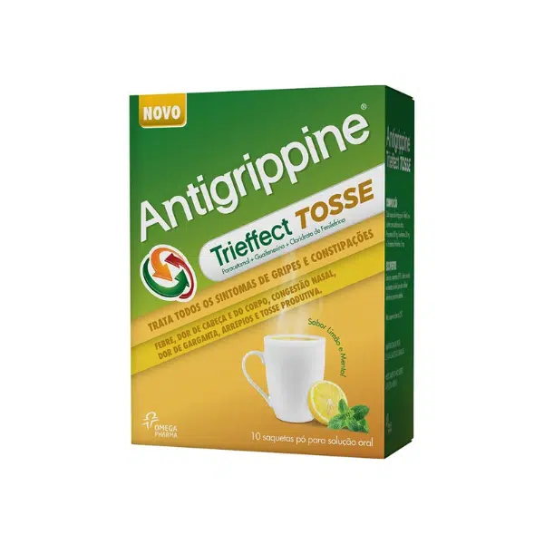 Antigrippine Trieffect Tosse 10 saquetas pó