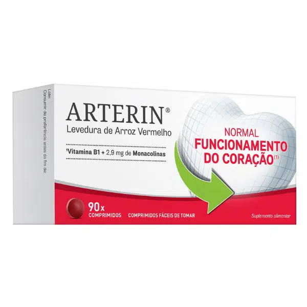 arterin levedura de arroz vermelho