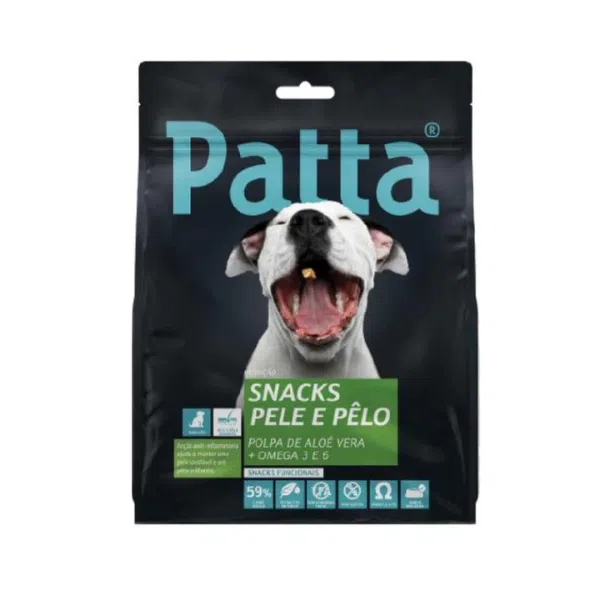 Snack cão pele e pêlo patta