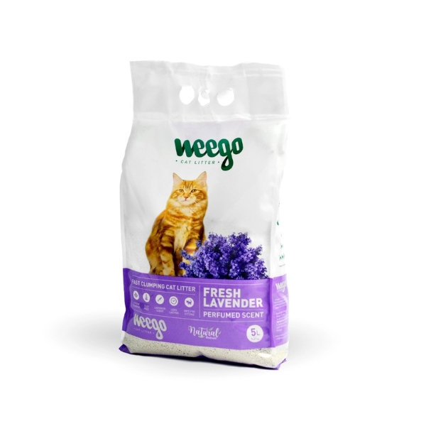 Areia Aglomerante Weego Lavanda 5L