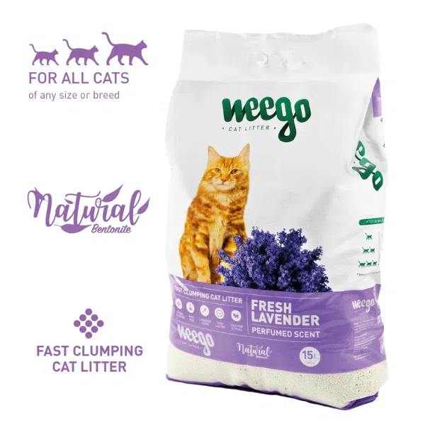 Areia Aglomerante Weego Lavanda