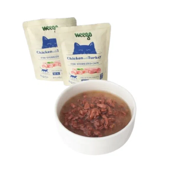 Comida Húmida Gato Chicken Weego textura - Farmacia Rodrigues Rocha (1)