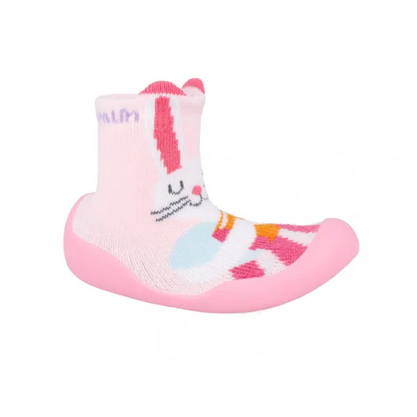 Meias Antiderrapantes Rosa Garvalin