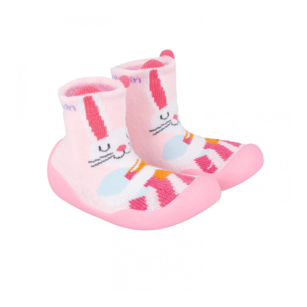 Meias Antiderrapante Rosa Garvalin