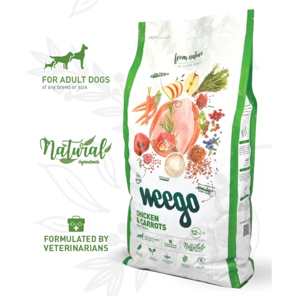 Ração Cão Weego Frango e Cenoura