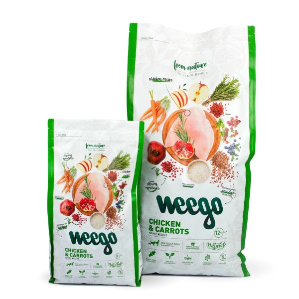 Ração Cão Weego Frango e Cenoura