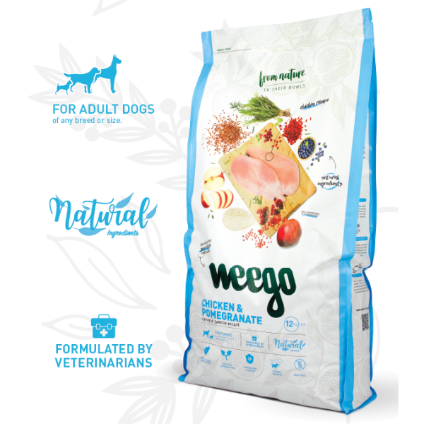 Ração Cão Weego Frango e Romã